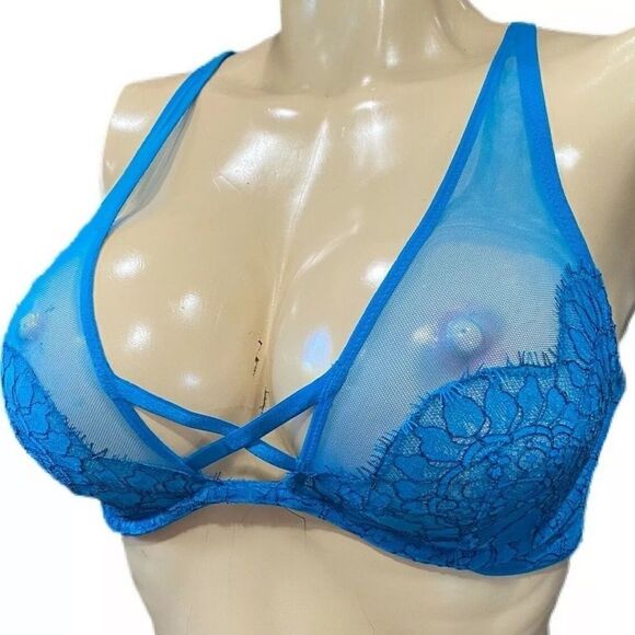 Victoria’s Secret Very Sexy Sheer Mesh unlined Plunge bra - Picture 4 of 8